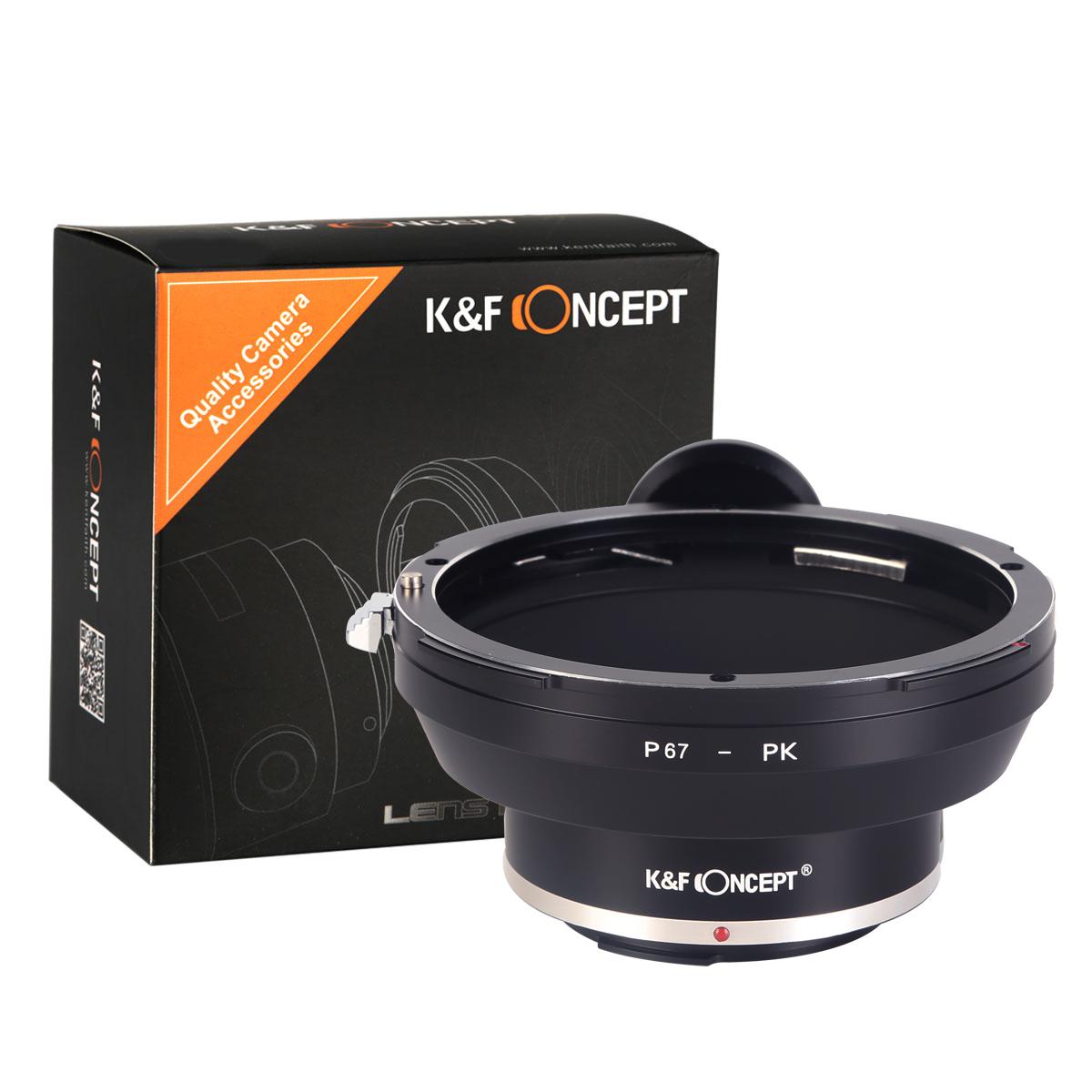 Pentax 67 Lenses to Pentax K Camera Mount Adapter with tripod Mount