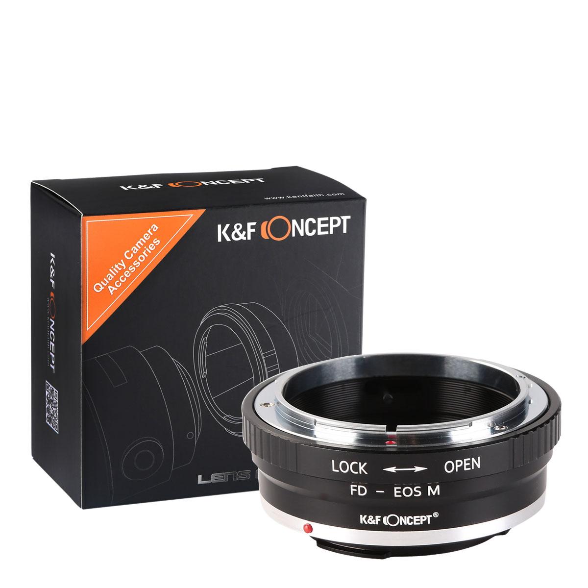 K&F Concept Lens Mount Adapter Compatible with Canon FD to Canon EOS M