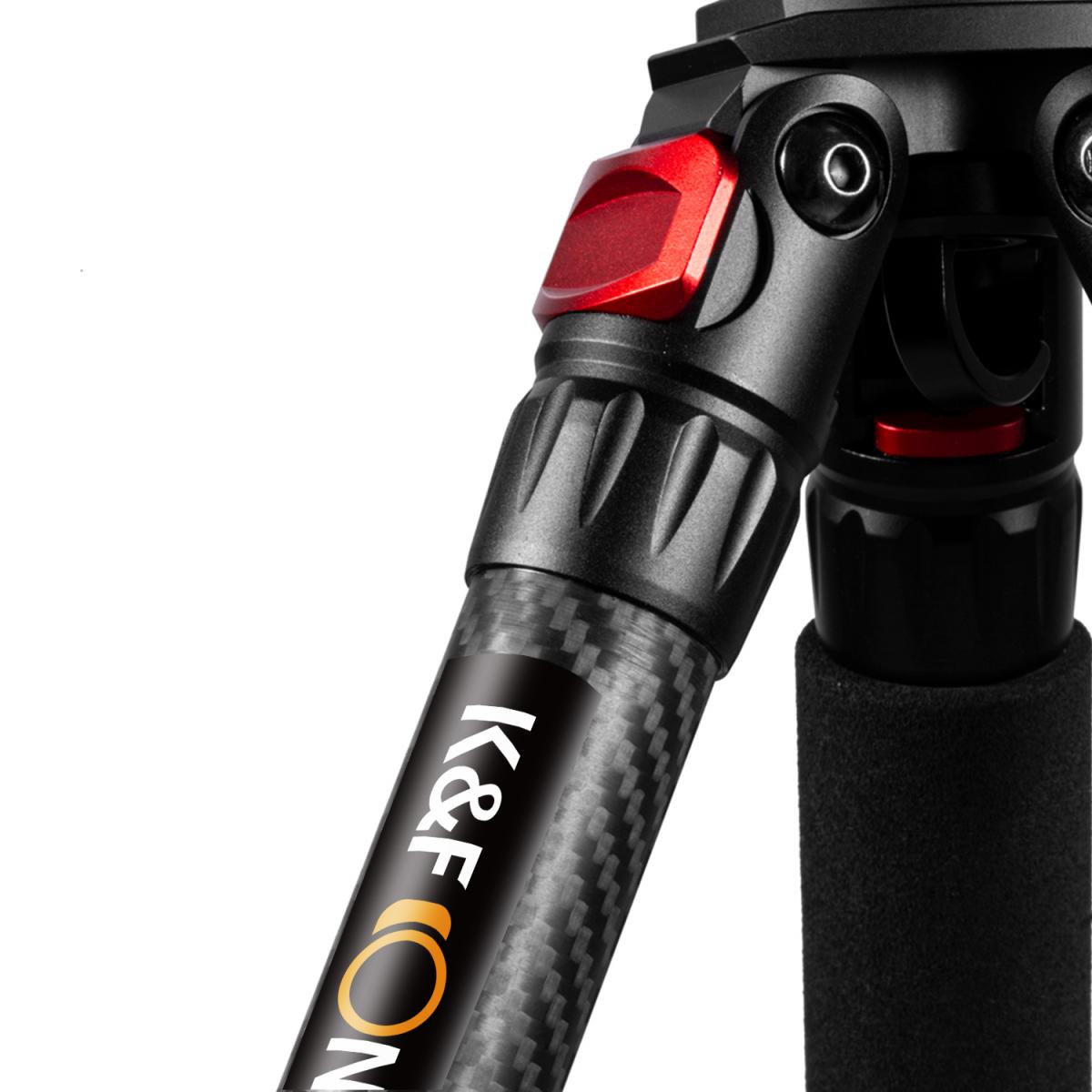 K&F Concept TC2834L Explorer Series Carbon Tripod