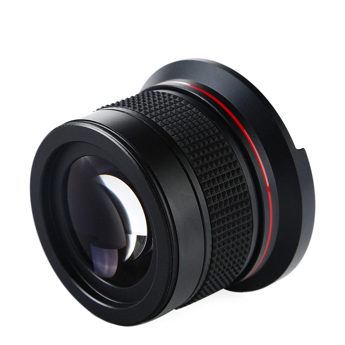 K&F Concept 52mm Fisheye Lens 0.35X HD Wide Angle with Macro Close Up