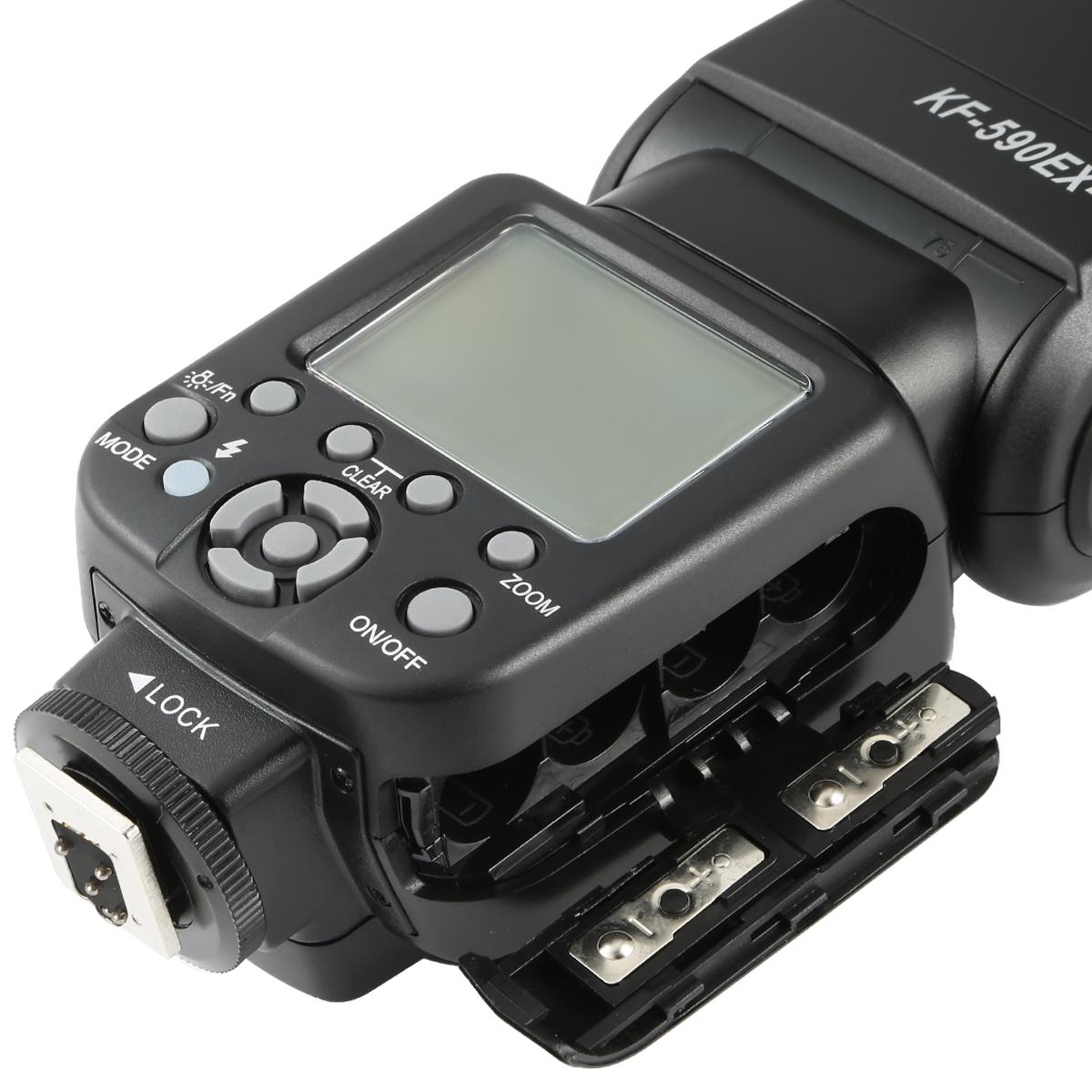 K&F Concept 590N I-TTL Flash for Nikon GN56 Auto-Focus Wireless Slave