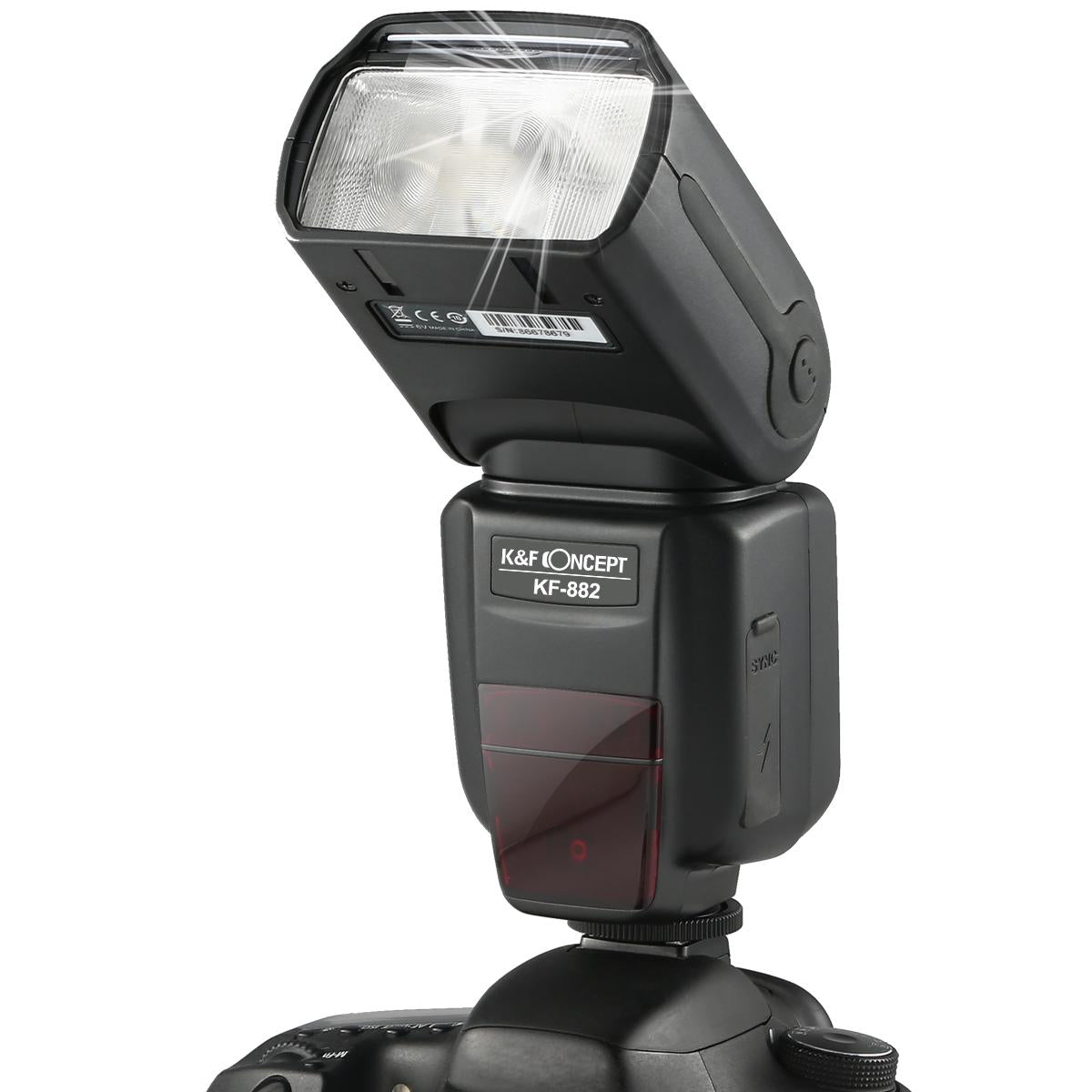 Image of K&F Concept 882 i-TTL HSS Flash for Nikon GN58 1/8000s High Speed Sync