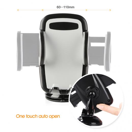 K&F Car Phone Holder Mobile Device Mounting System (Suction & Vent)