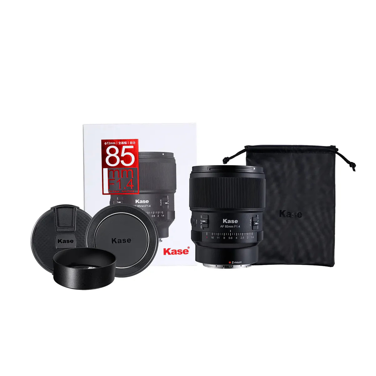 Kase 85mm f1.4 Auto Focus Camera Lens - Sony E Mount