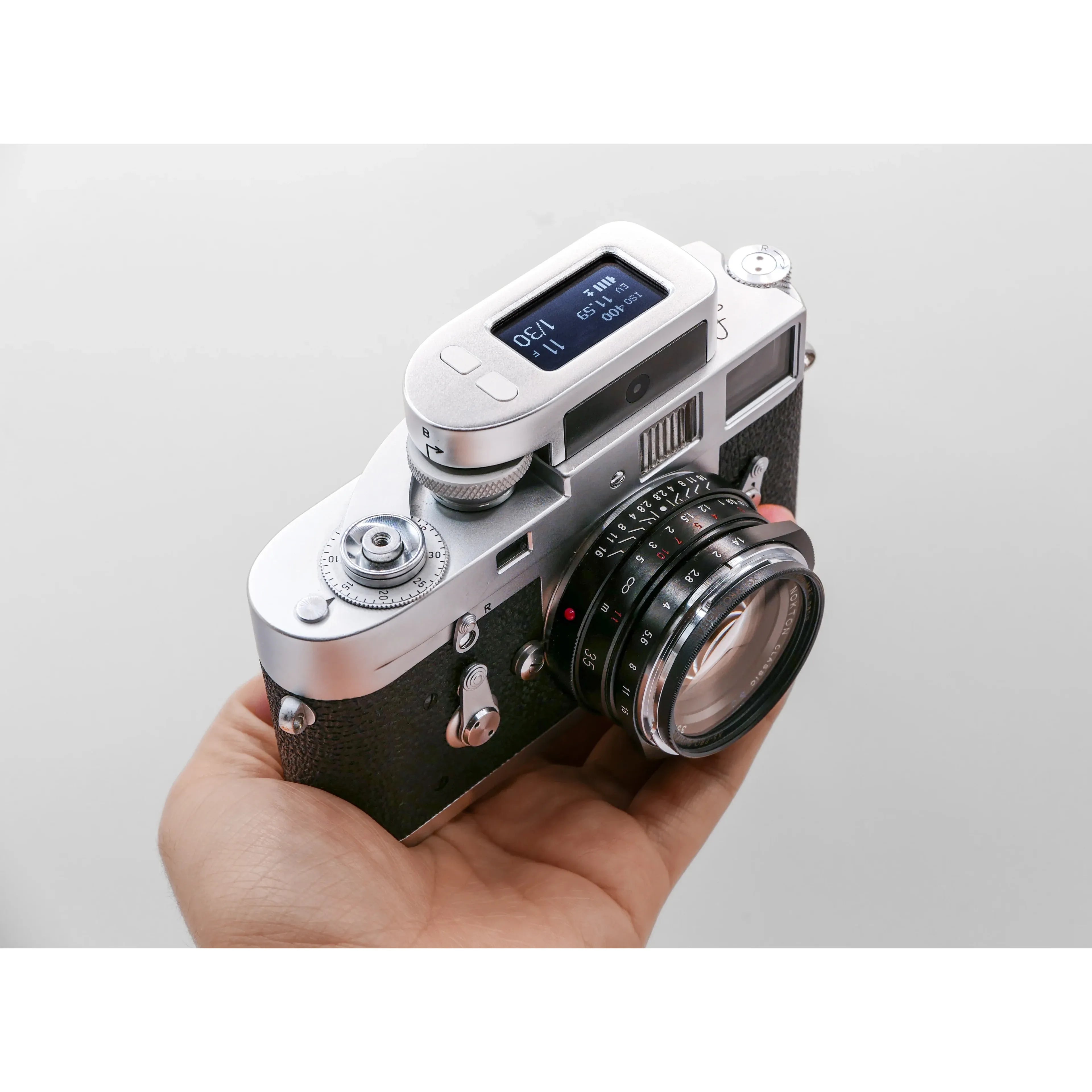 Keks M-Meter For Leica Film Cameras (Chrome)