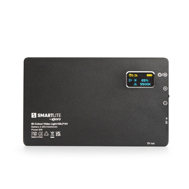 Kenro Smart Lite Bi-Colour Compact LED Video Light back