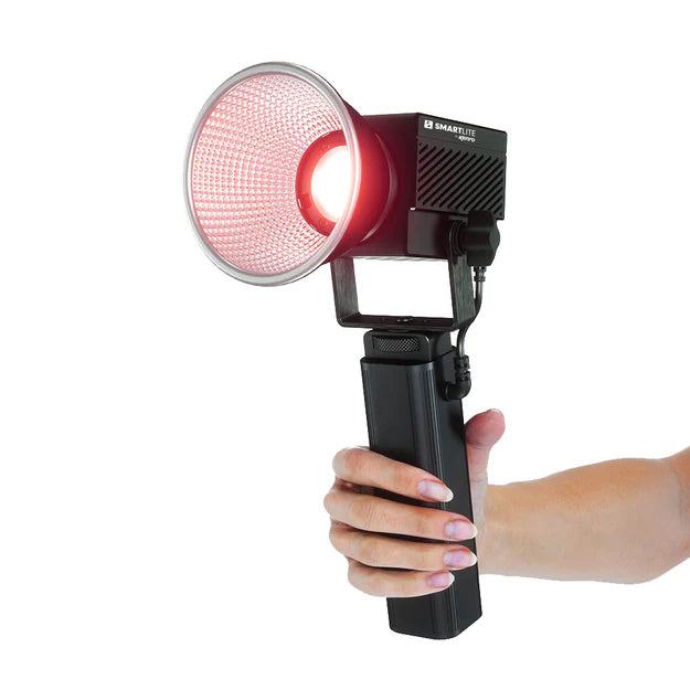 Kenro Smart Lite RGB Compact LED COB Light front with red light