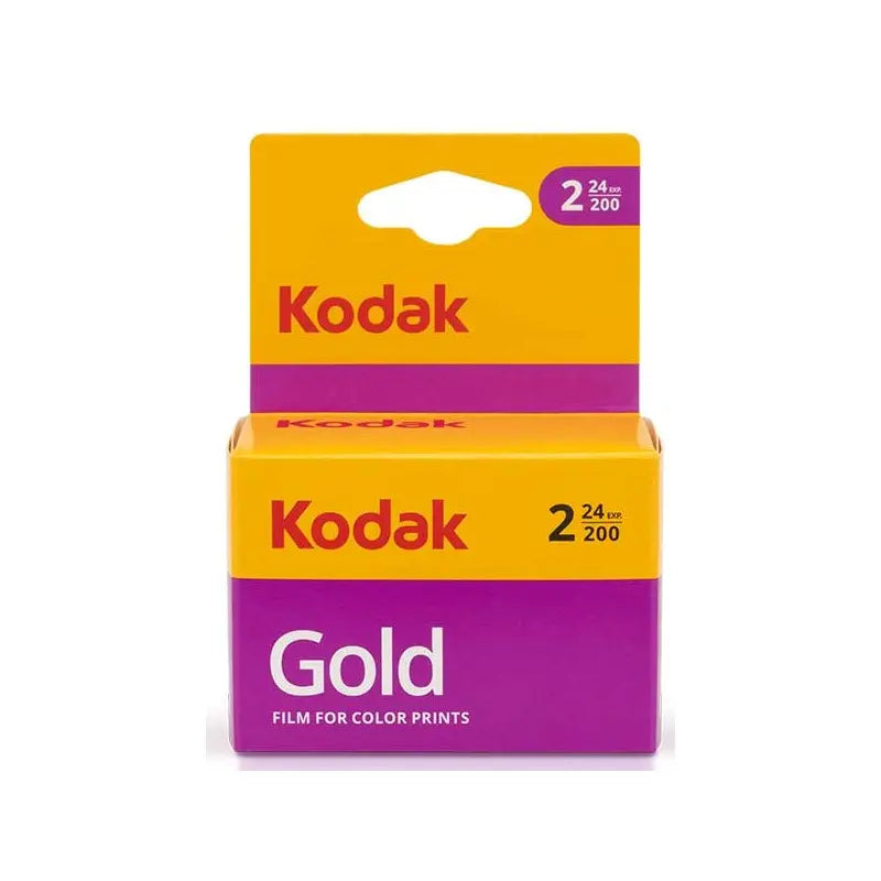 Kodak Gold 200 135/24 Colour Negative Film - 2 Pack front angle