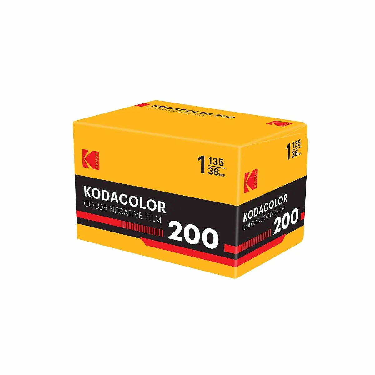 Kodacolor 200 film box on a white background