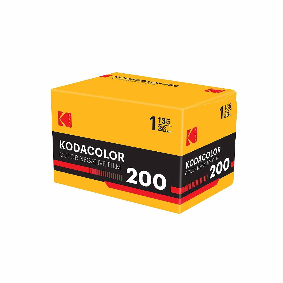 Kodacolor 200 film box on a white background