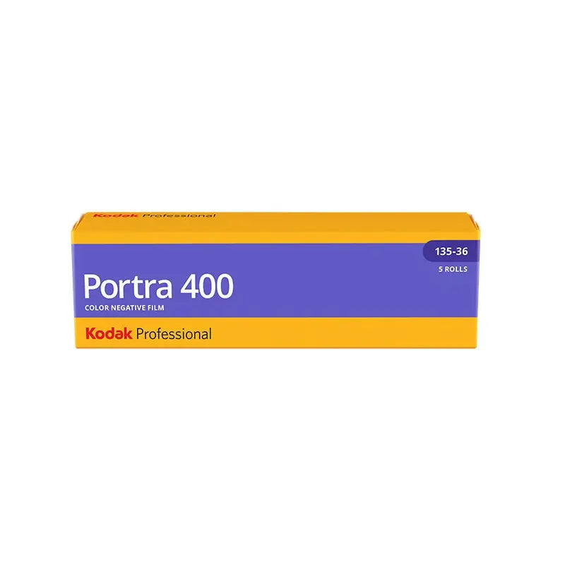 Kodak Professional Portra 400 35mm Film 36 Exposures - 5 Pack front angle