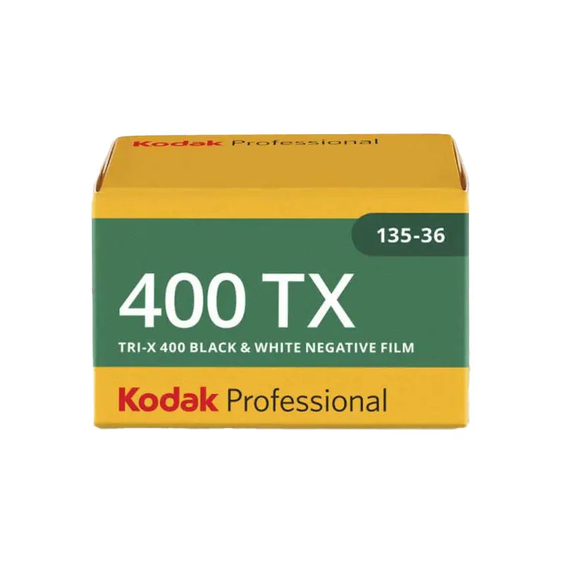 Kodak Tri-X 400 135 36 Negative Film - Black & White front top angle