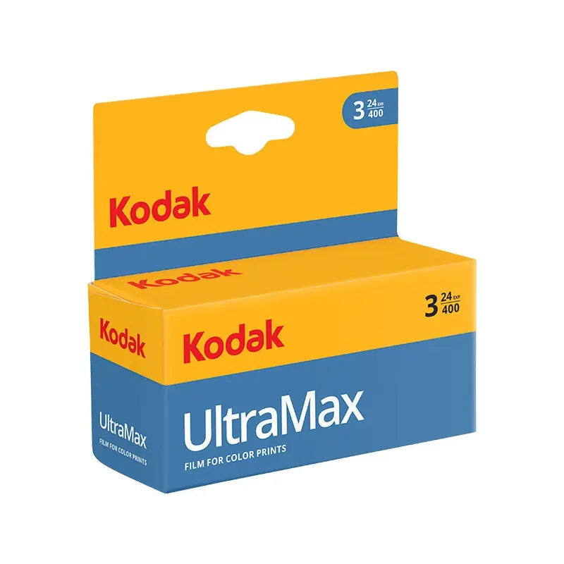 Kodak UltraMax 400 Colour Film 135 (24 Exp) Pack of 3 front side