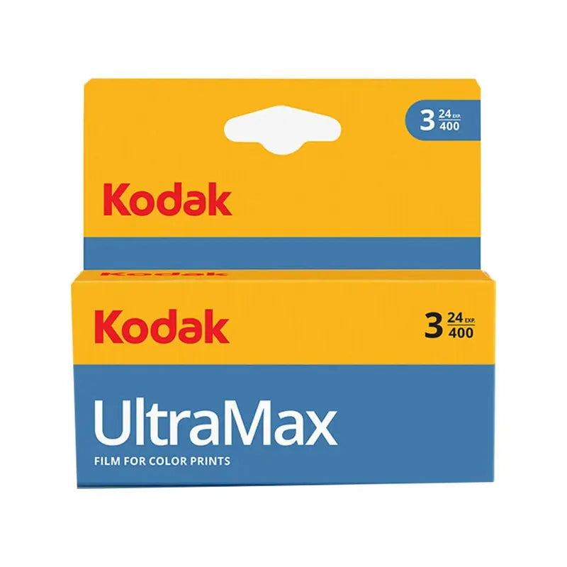 Kodak UltraMax 400 Colour Film 135 (24 Exp) Pack of 3 front
