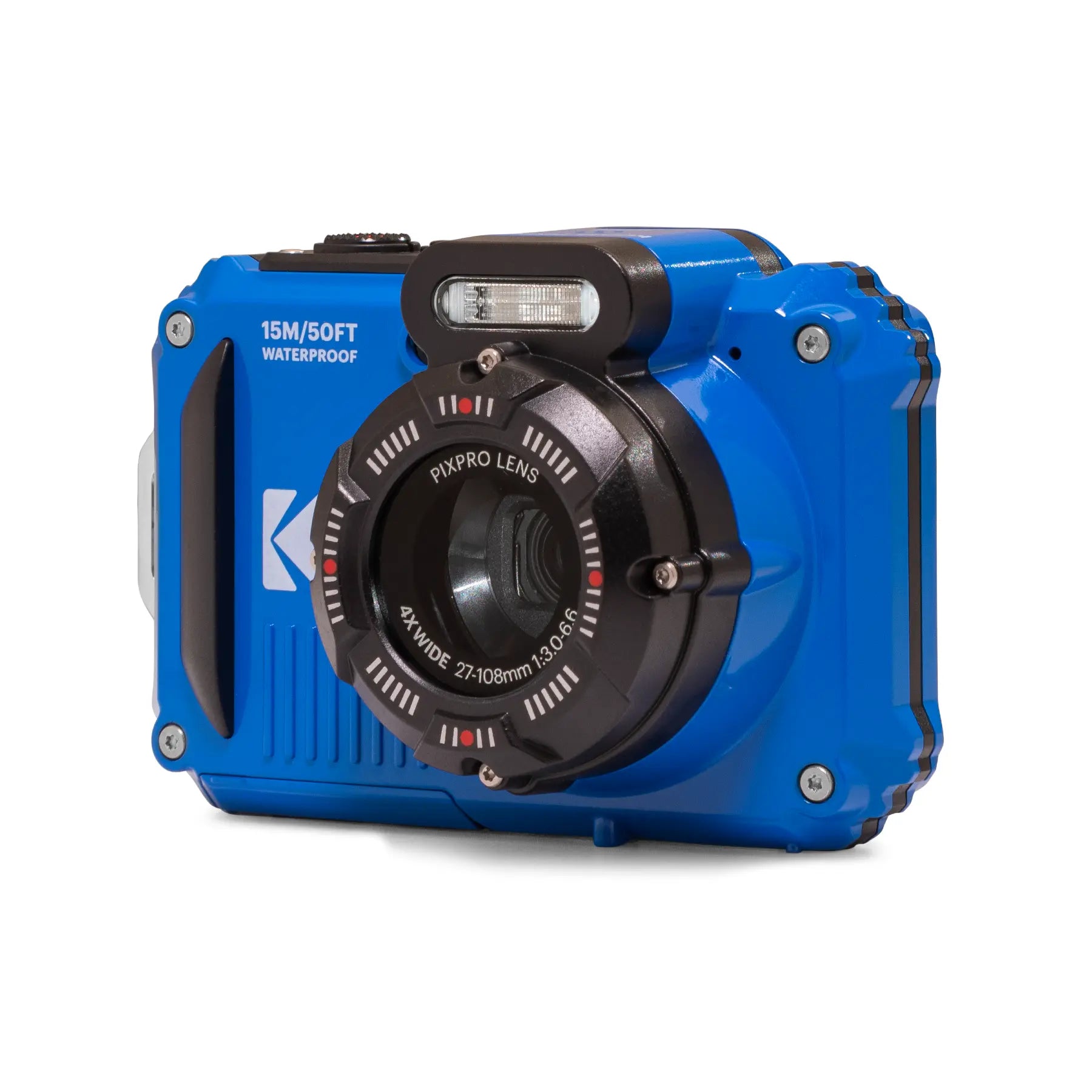Kodak PIXPRO WPZ2 16MP 4x Zoom Tough Compact Camera - Blue