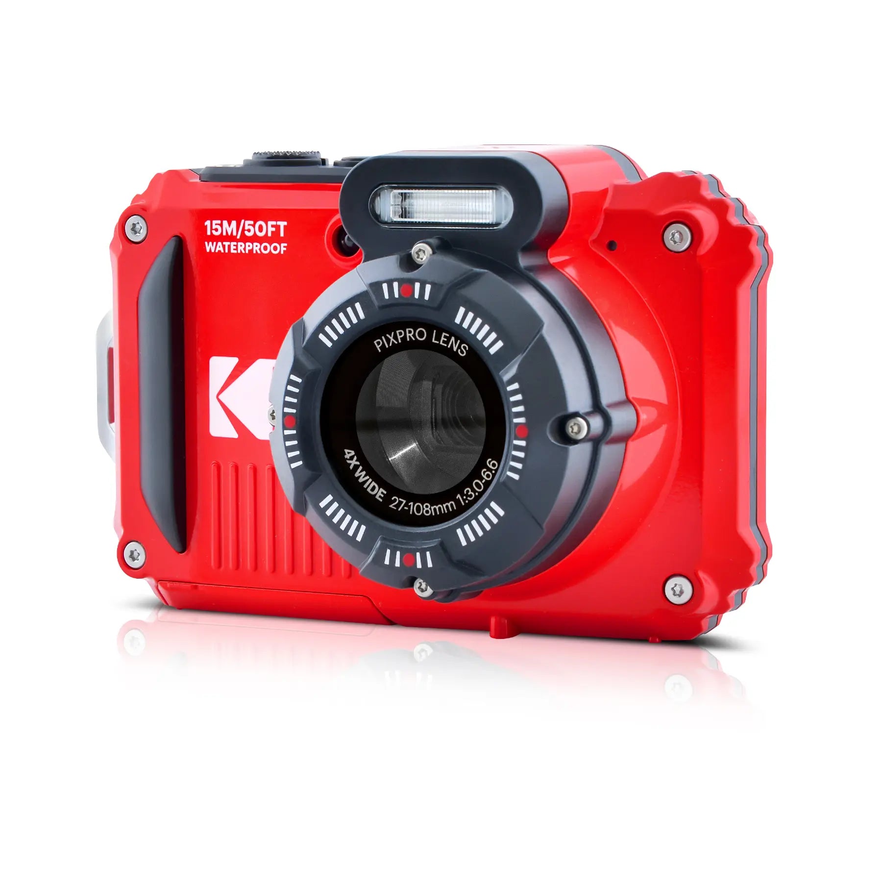 Kodak Pixpro WPZ2 Tough Digital Compact Camera - Red