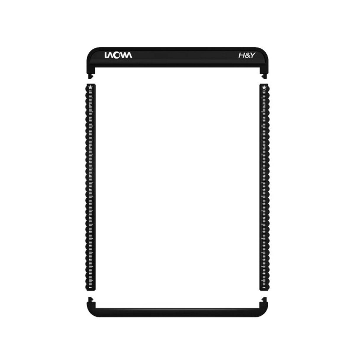 Laowa 100mm Magnetic Filter Holder for 10-18mm Lens for 100x150mm Filters close up of filter holder