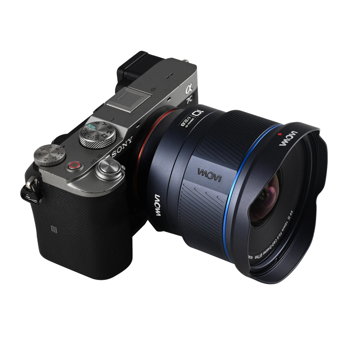 Laowa 10mm f2.8 Zero-D FF Auto Focus Lens Sony FE Mount on camera