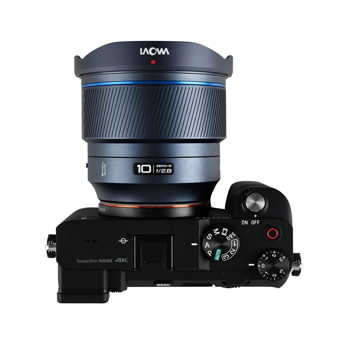Laowa 10mm f2.8 Zero-D FF Auto Focus Lens Sony FE Mount on camera