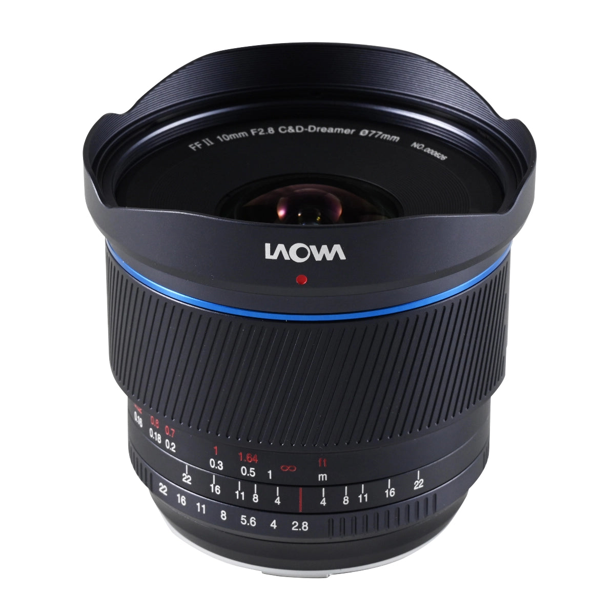 Laowa 10mm f2.8 Zero-D FF lens L Mount top angle 2