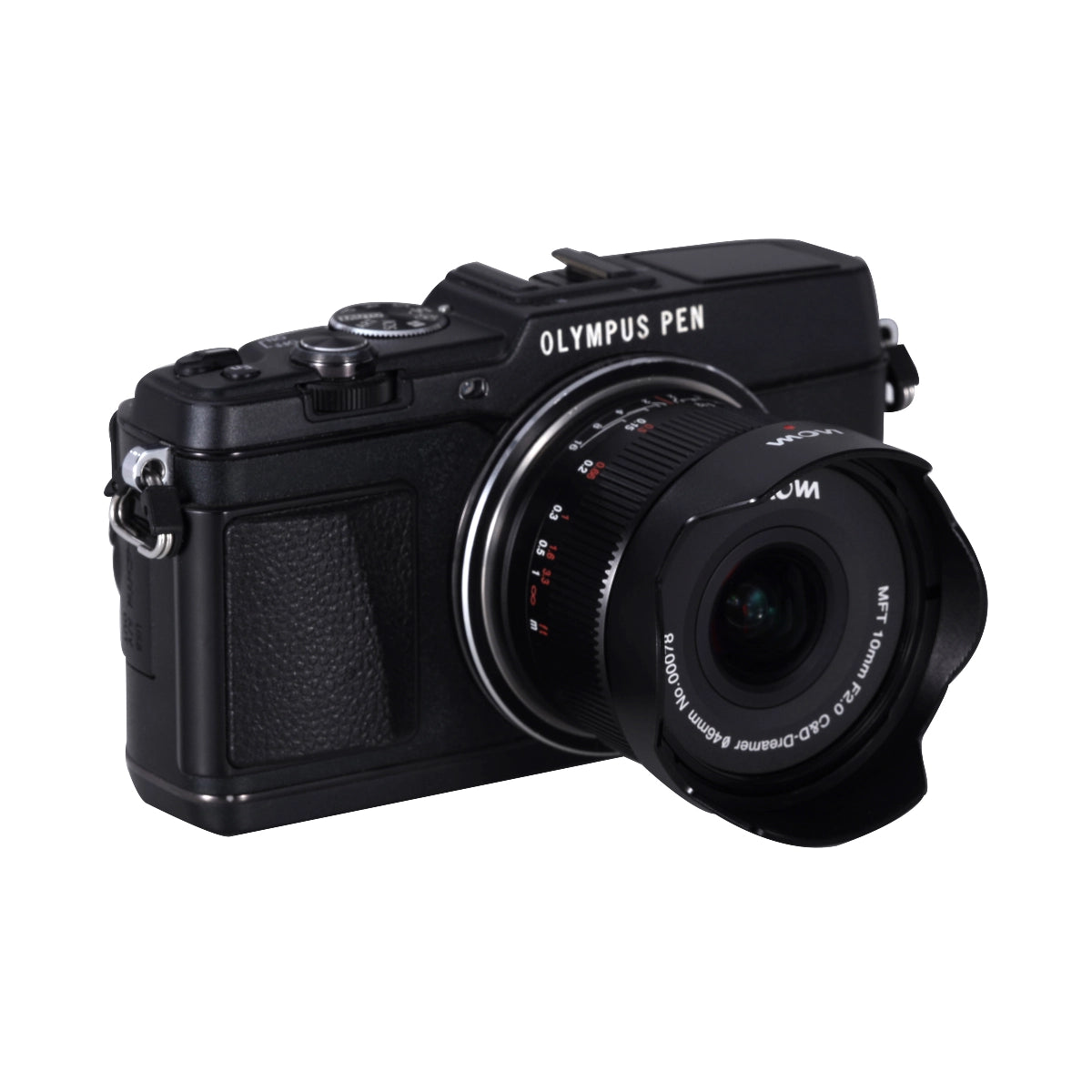 Laowa 10mm f2 Zero-D MFT side angle on camera 2