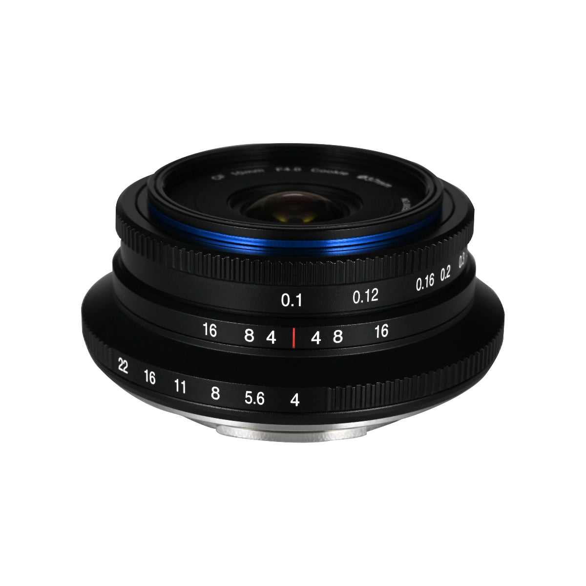 Laowa 10mm f4 Cookie lens - Black top angle 2