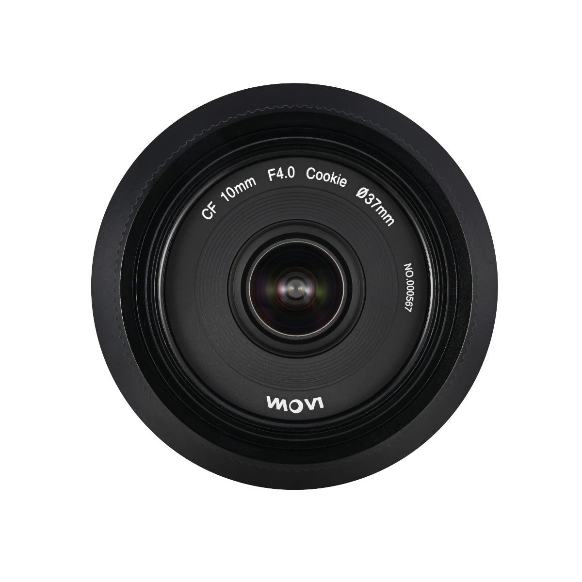 Laowa 10mm f4 Cookie lens - Black front angle