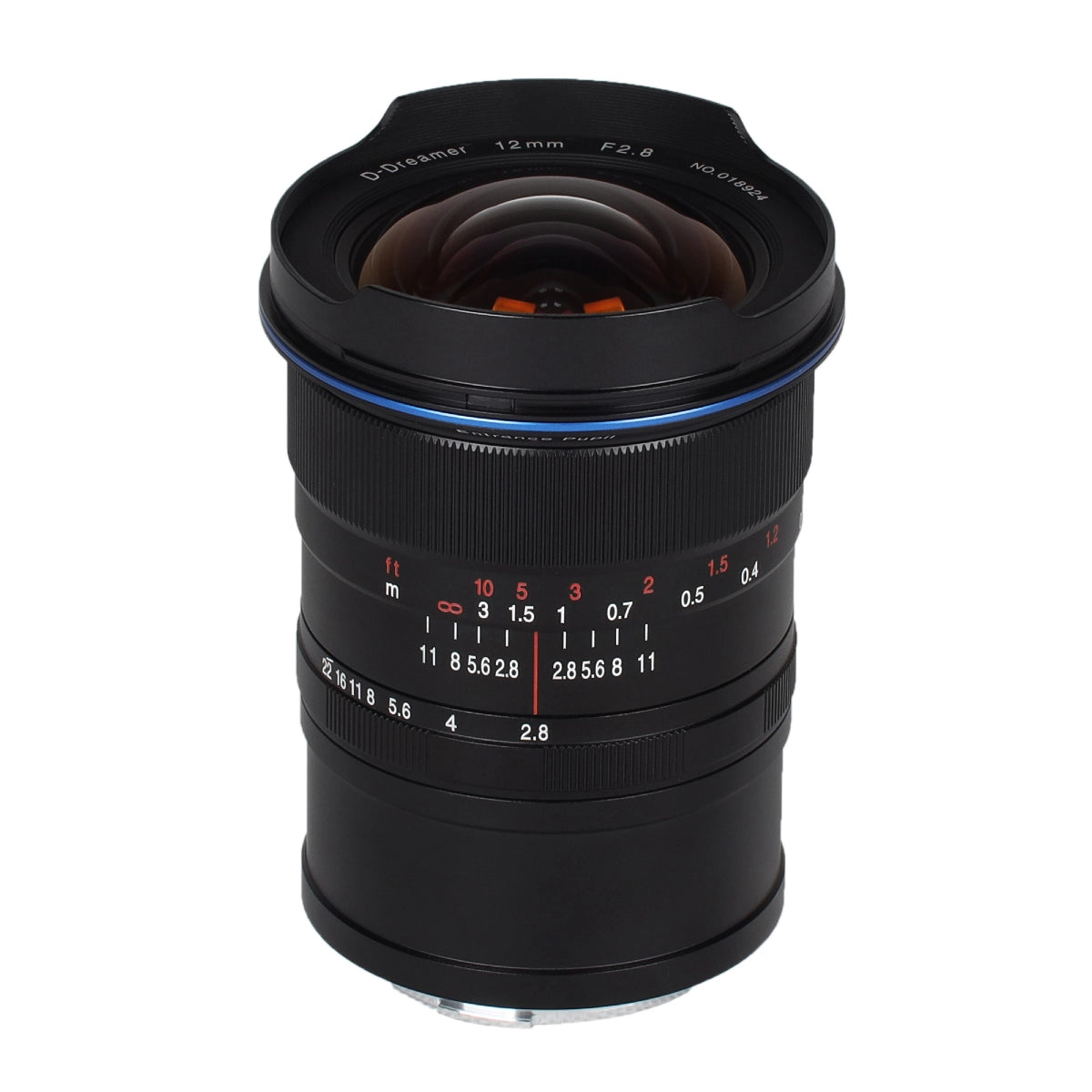 Laowa 12mm f/2.8 Zero-D Lens - Canon RF top angle