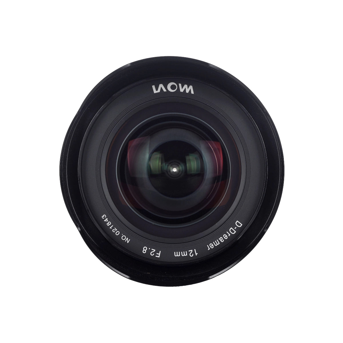 Laowa 12mm f2.8 Zero-D Lens front angle