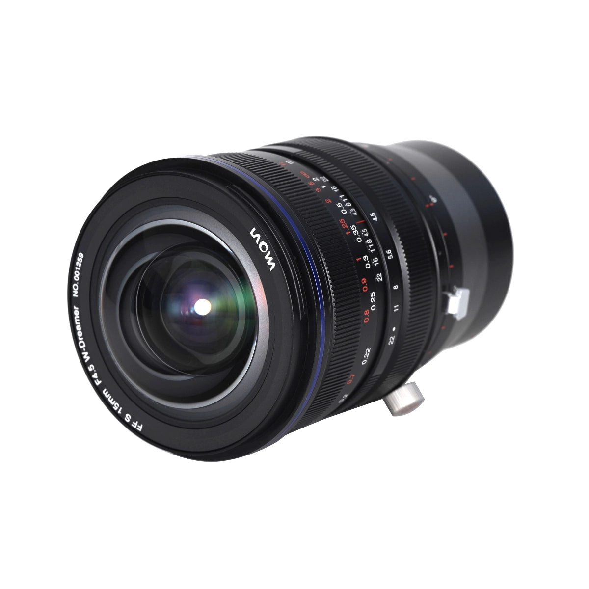 Laowa 15mm f4.5R Zero-D Shift Lens side angle