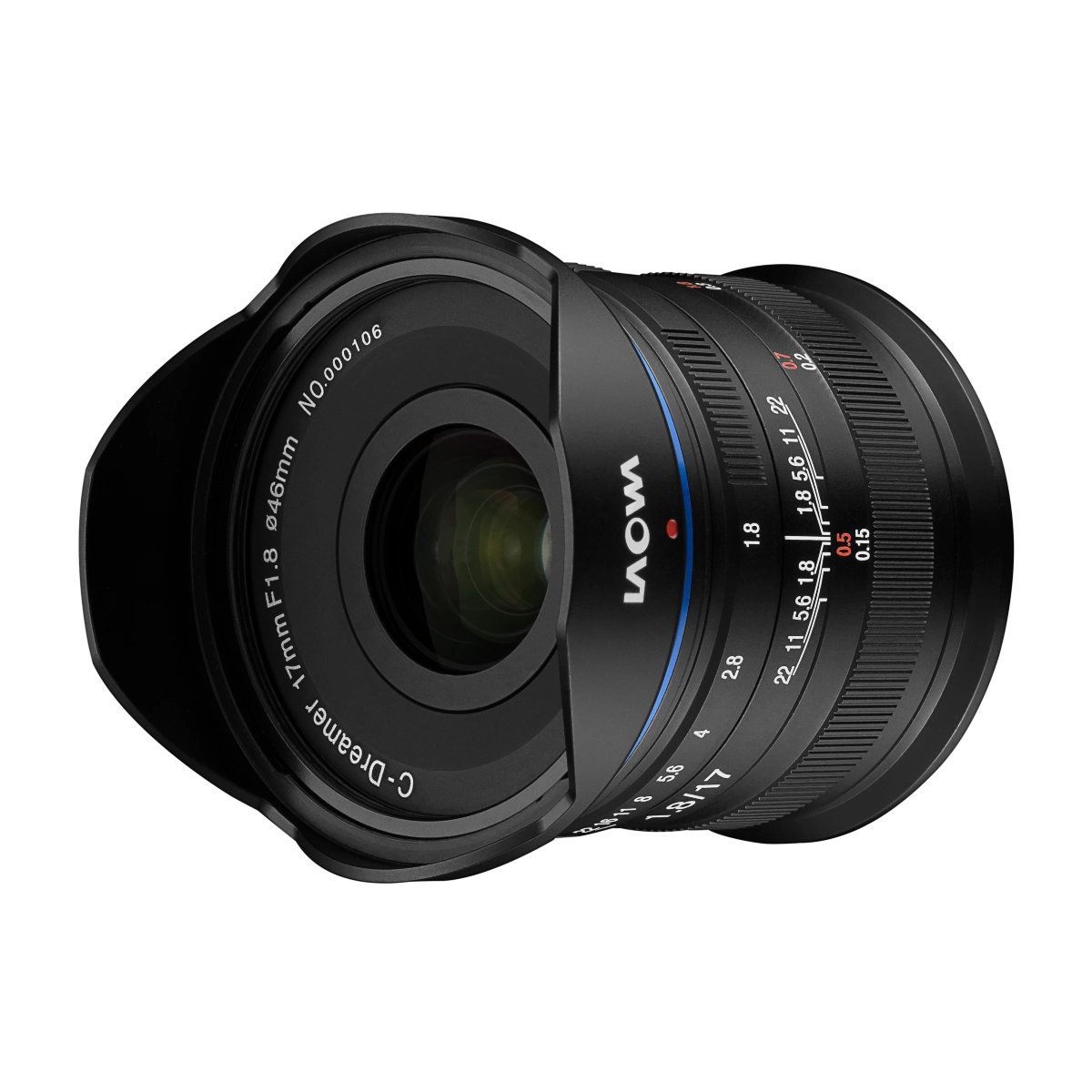 Laowa 17mm f1.8 Lens - Micro Four Thirds MFT side angle
