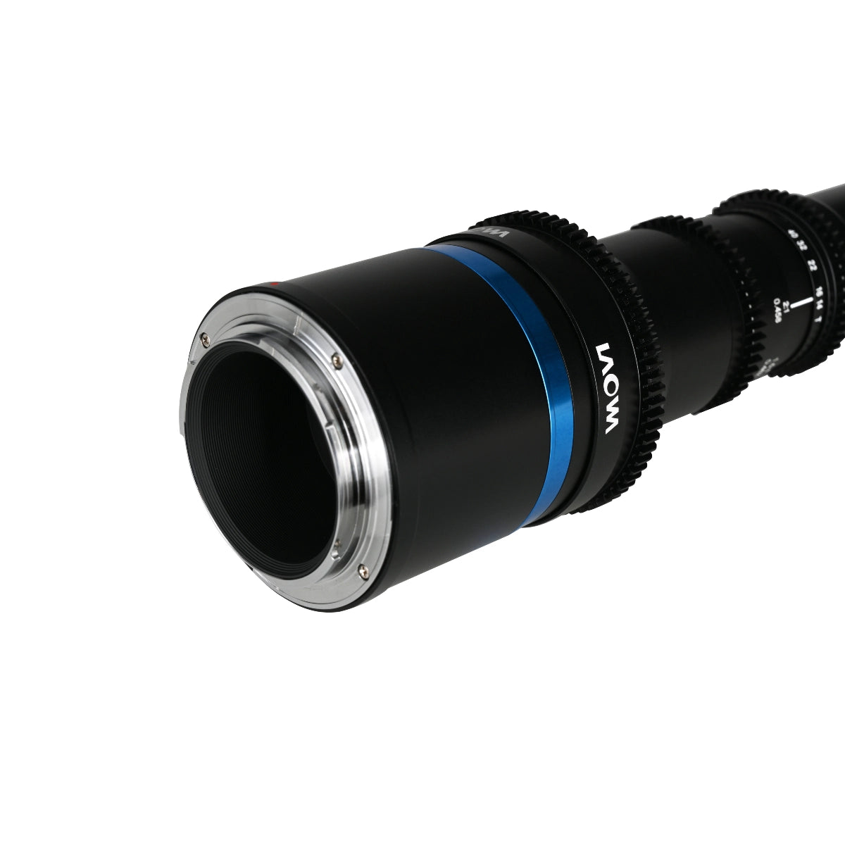 Laowa 24mm T14 2x Periprobe CINE Macro Lens back angle