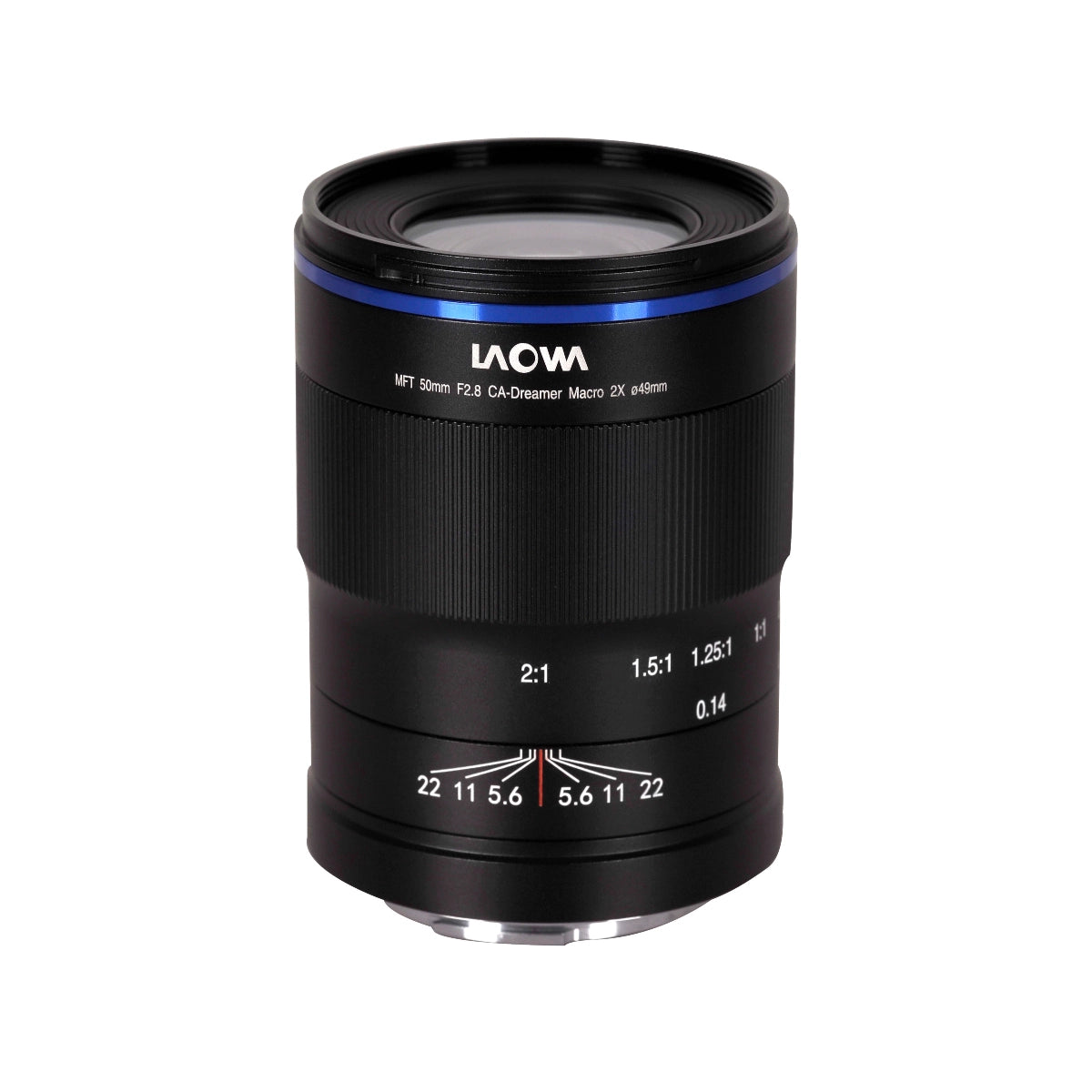 Laowa 50mm f2.8 2X Ultra Macro APO Lens - Micro Four Thirds MFT top angle 2