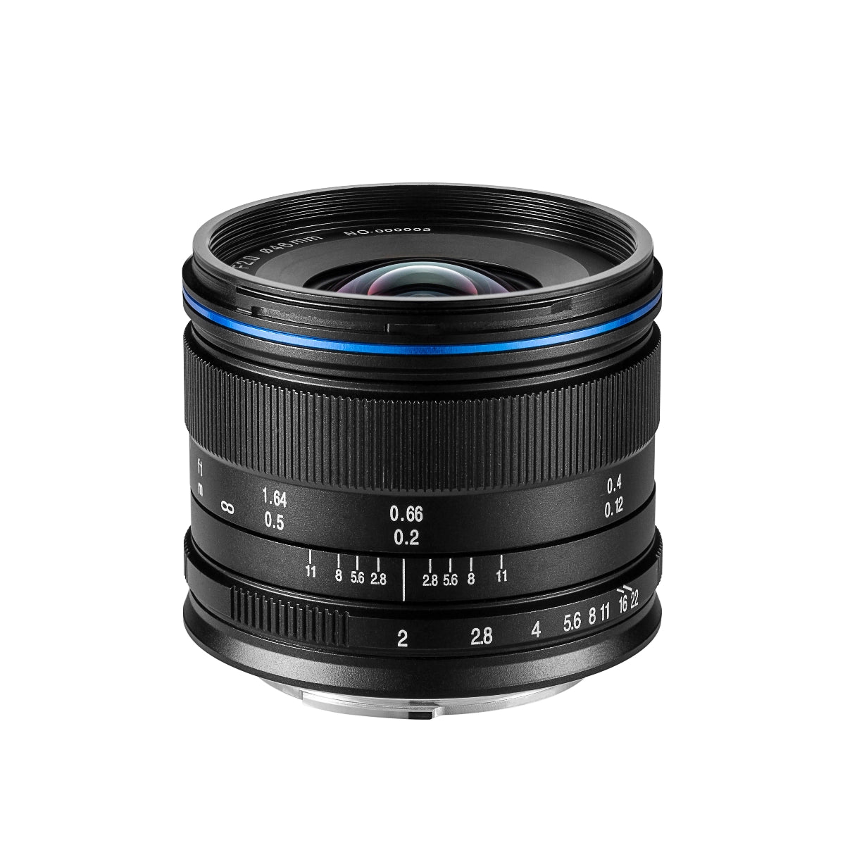 Laowa 7.5mm f2 MFT Lens - Black top angle 2