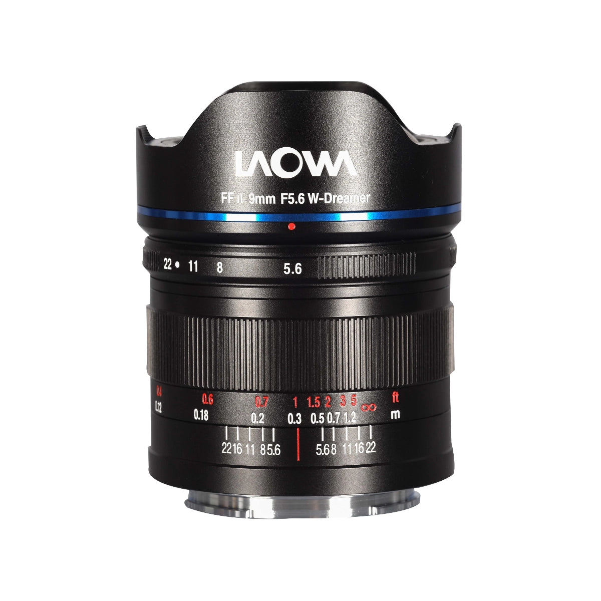 Laowa 9mm f5.6 FF RL Lens top angle