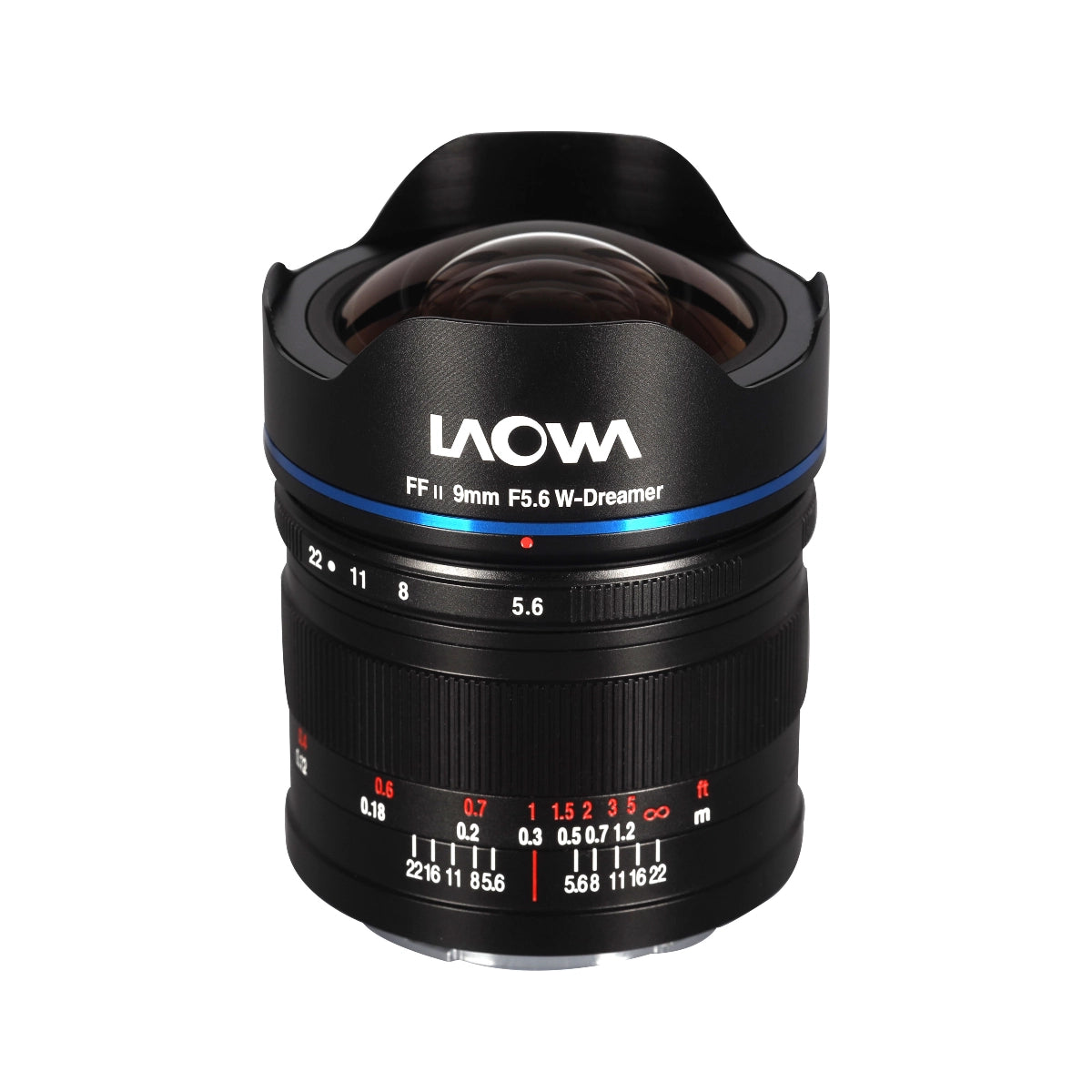 Laowa 9mm f5.6 FF RL Lens top angle