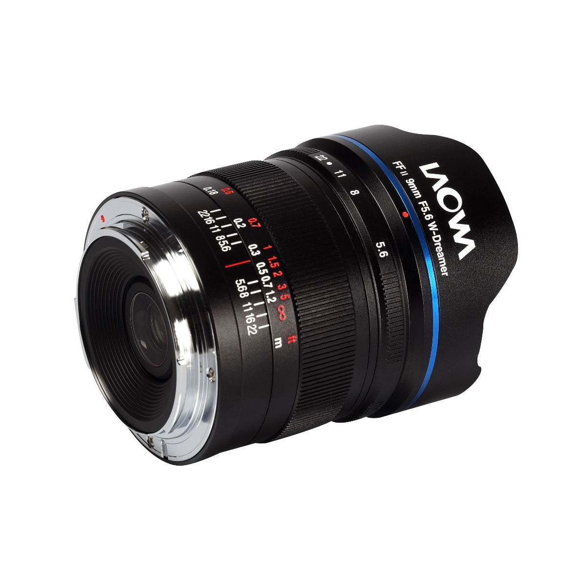 Laowa 9mm f5.6 FF RL Lens back angle