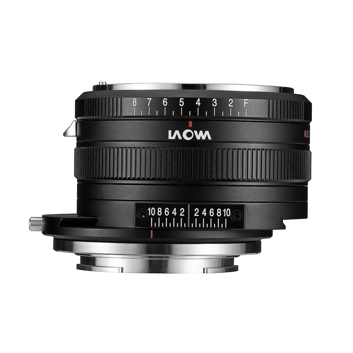 Laowa Magic Shift Converter MSC - Canon EF to Sony E top angle with daptor shifted to right