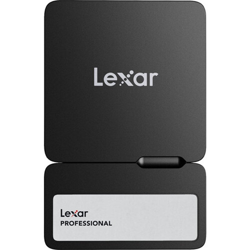 Lexar Go Portable SSD SL400 2TB including Hub Black front