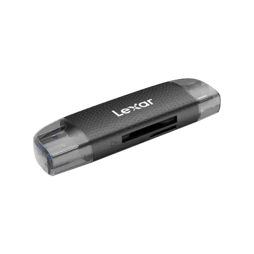 Lexar® Dual-Slot USB-A/C Reader