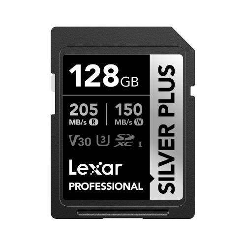 Lexar® Professional Silver Plus SDXC™ UHS-I Card - 128gb