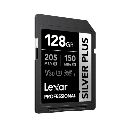 Lexar® Professional Silver Plus SDXC™ UHS-I Card - 128gb
