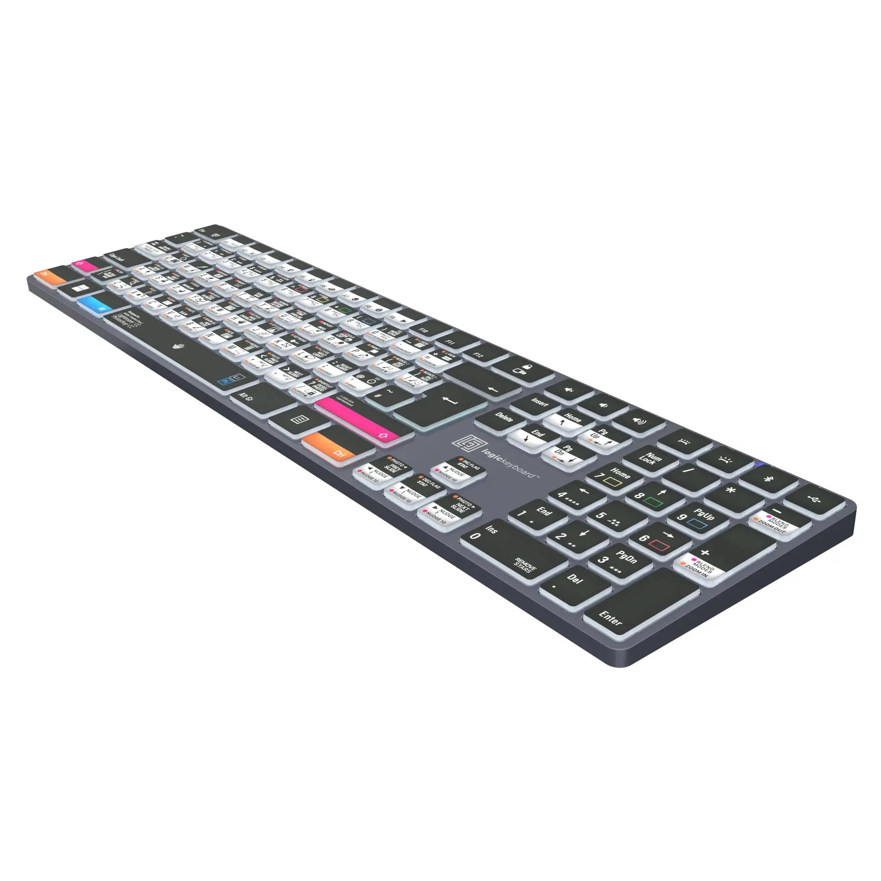 LogicKeyboard - Adobe Photographer TITAN Wireless Backlit Keyboard - Windows