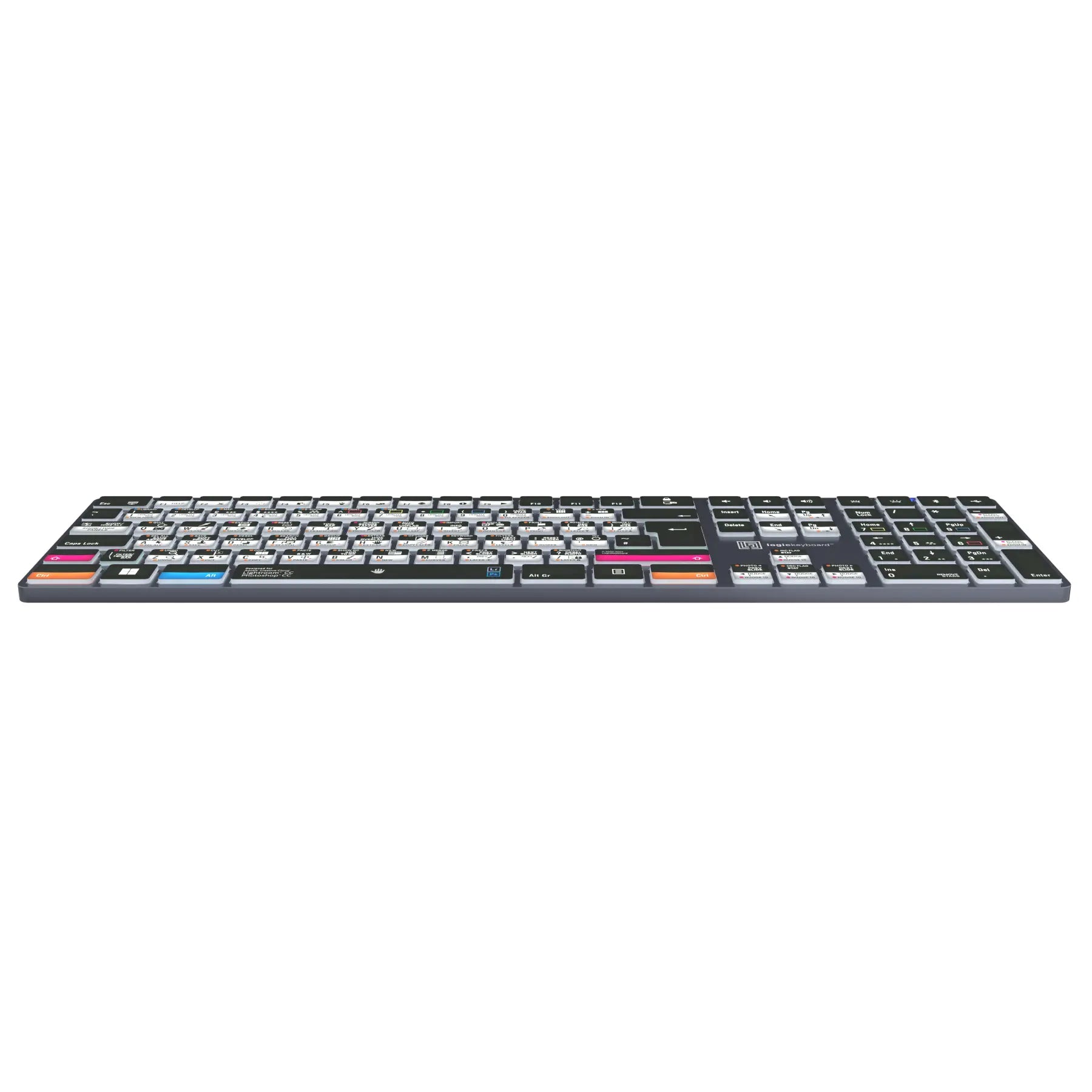 LogicKeyboard - Adobe Photographer TITAN Wireless Backlit Keyboard - Windows