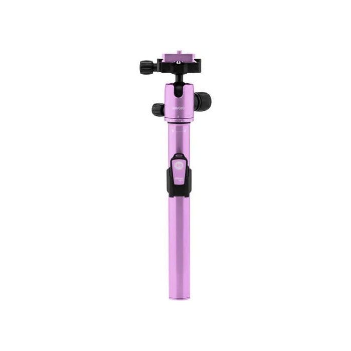 MeFoto RoadTrip Air Tripod with Selfie Stick - Purple
