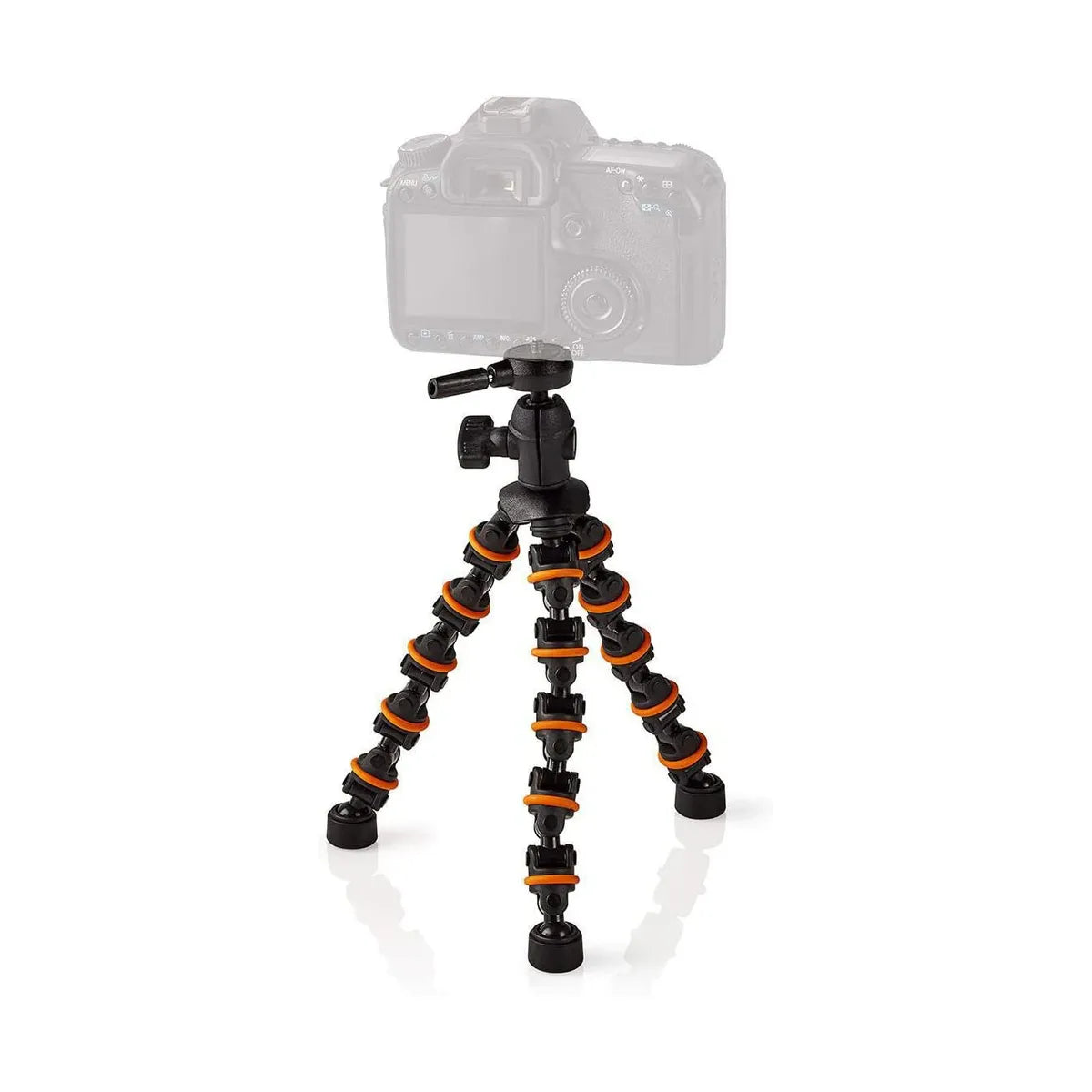 Nedis Mini Tripod Flexible 26cm - Black & Orange