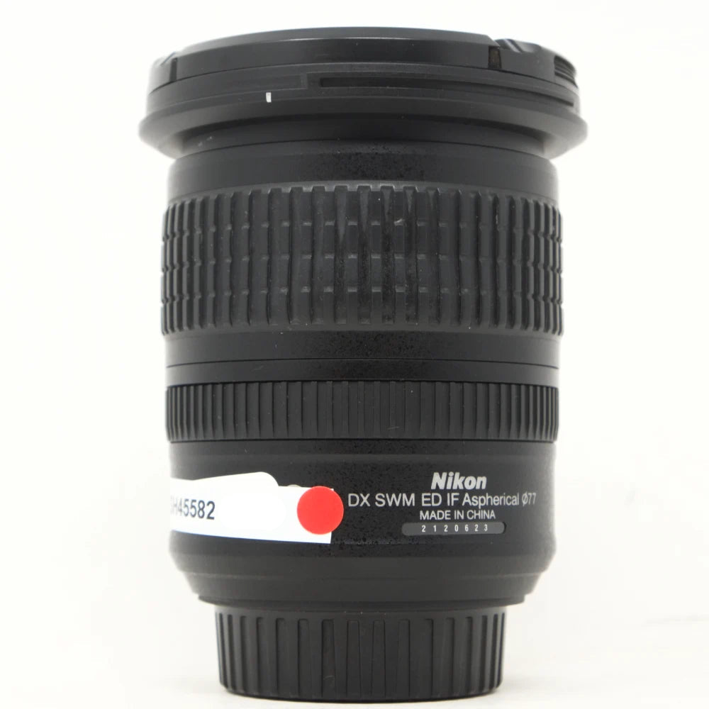 Used Nikon AF-S 10-24mm F3.5-4.5G ED DX lens (Hood SH45582)