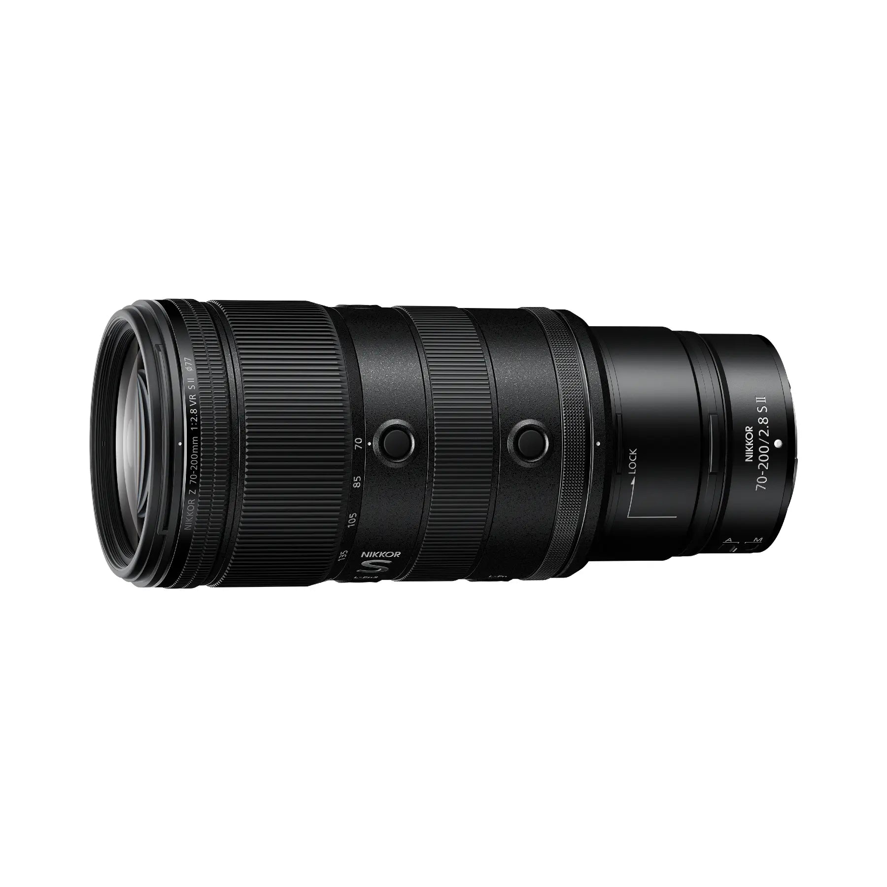 Camera lens on a white background