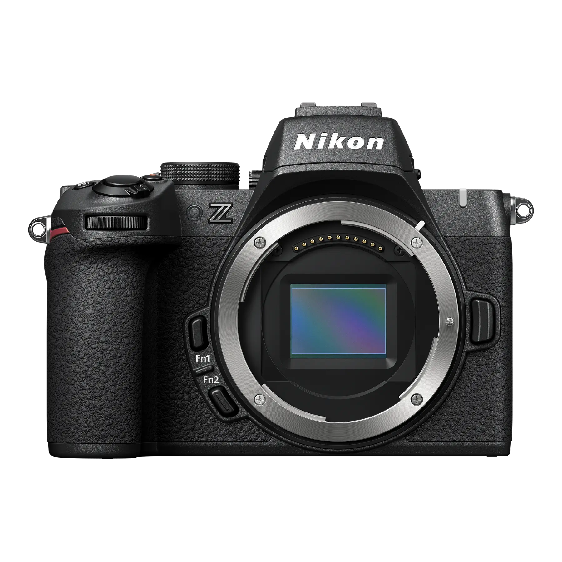 Nikon Z50 II mirrorless camera body in black.