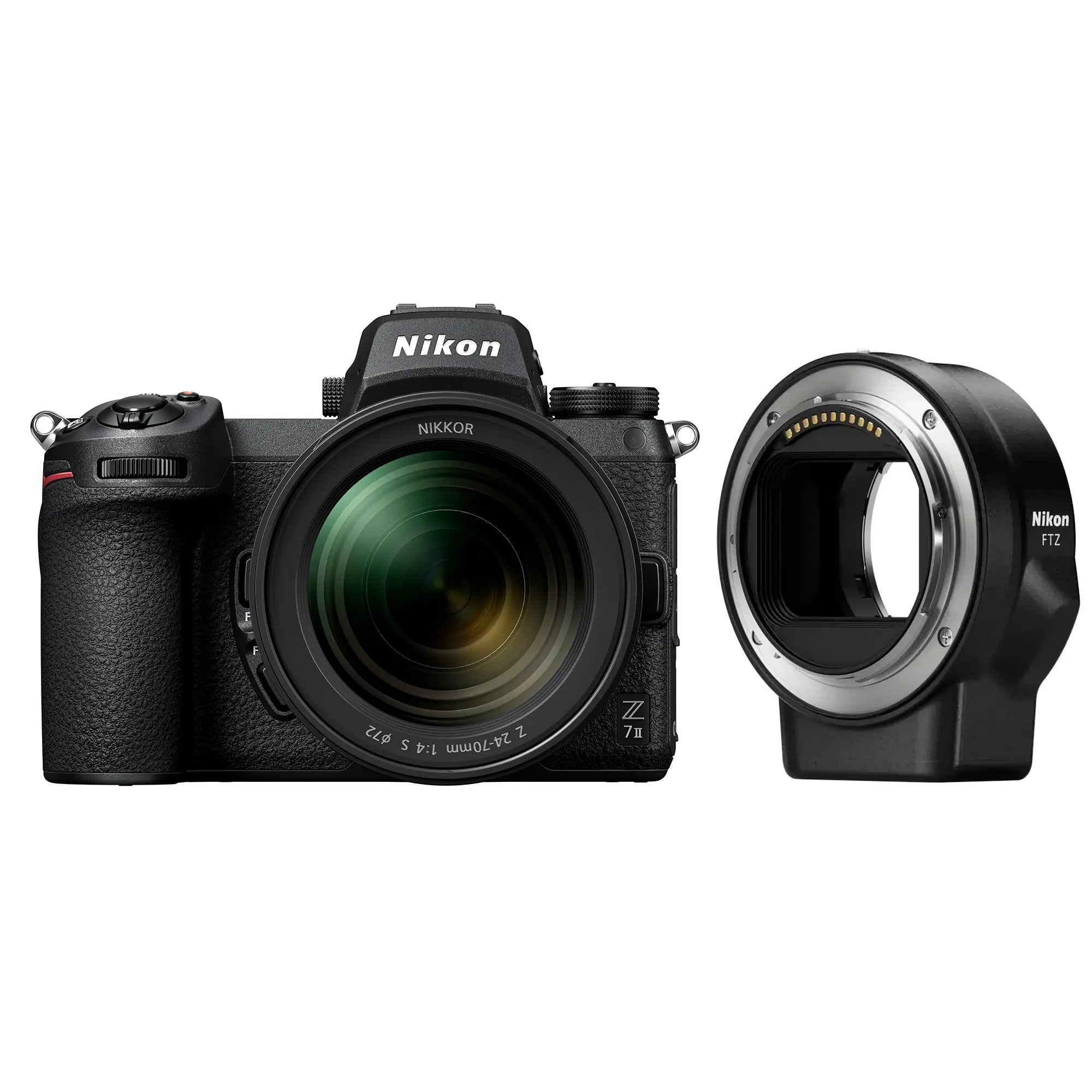 Nikon Z7 II Mirrorless Digital Camera with 24-70mm f/4 Lens & FTZ Adapter Kit